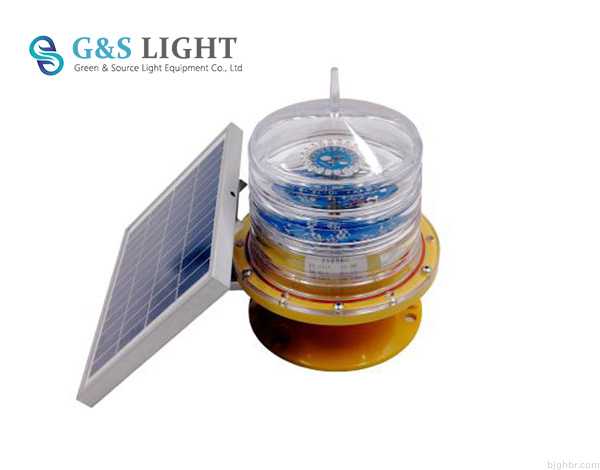 GS-MS-E 太阳能中光强航空障碍灯